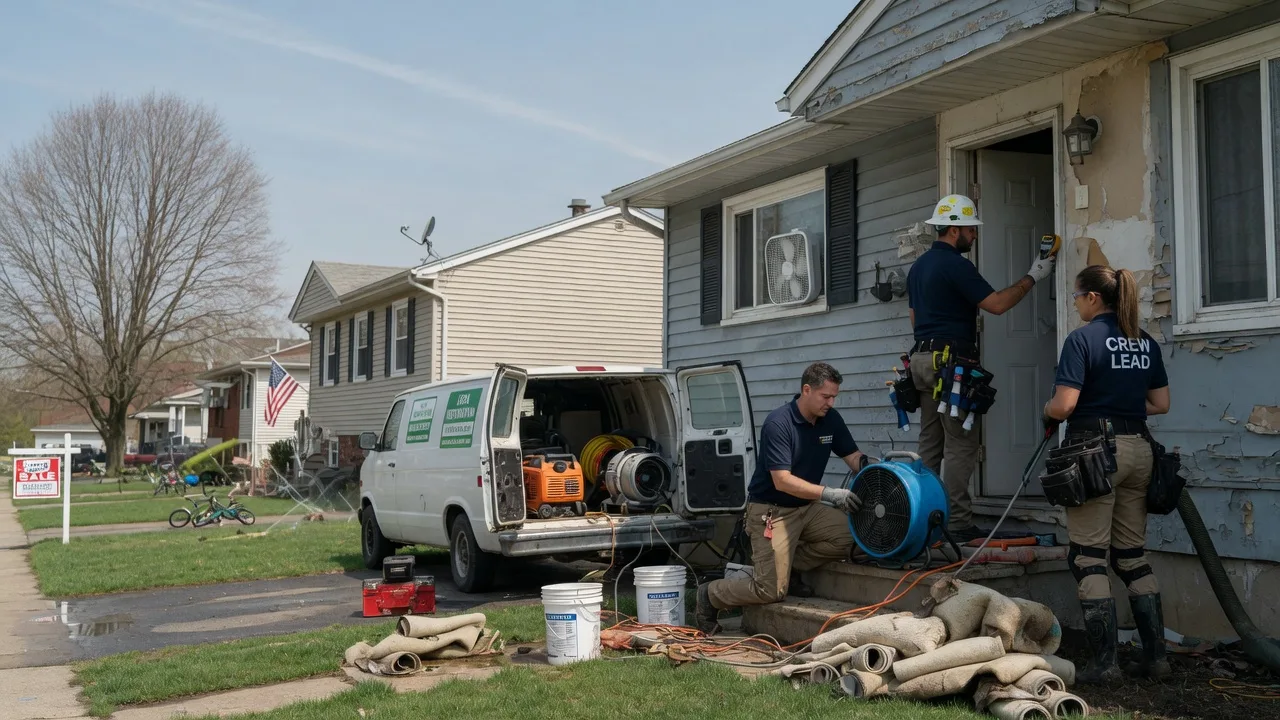 Flood Cleanup in Paw Paw, IL near me